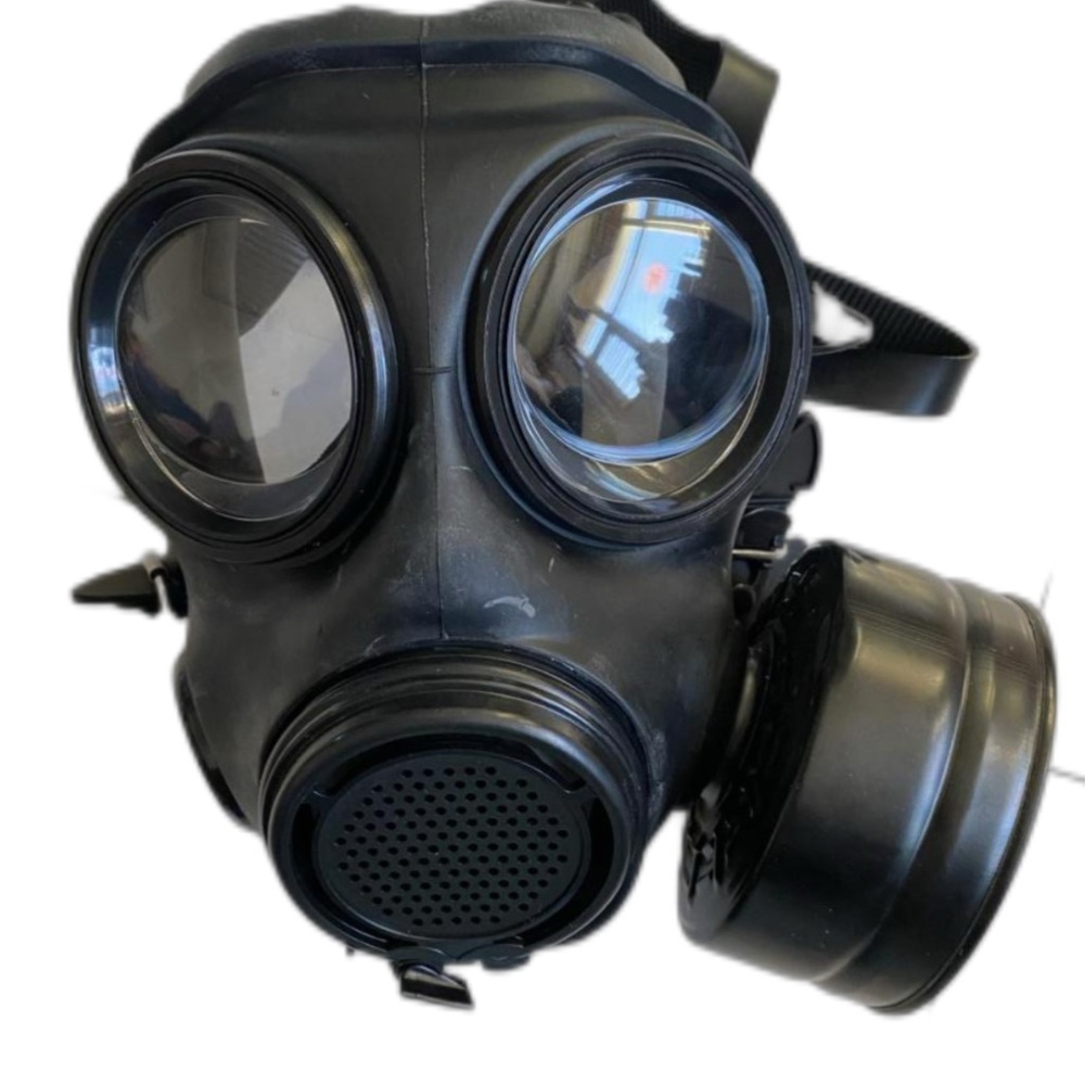 Black Tactical Gas Mask